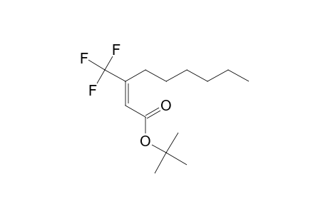 (E)-3-Trifluoromethyl-non-2-enoic acid tert-butyl ester