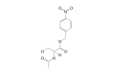 (S)-N-(4-NITROBENZYL)-2-ACETAMIDO-3-HYDROXYPROPIONAMIDE