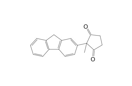 2-(9H-fluoren-2-yl)-2-methyl-1,3-cyclopentanedione
