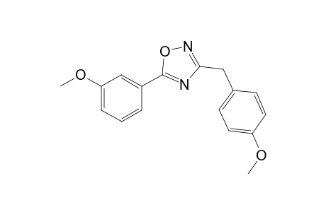 5-(3-Methoxyphenyl)-3-(4-methoxybenzyl)-1,2,4-oxadiazole