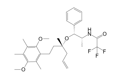 N-[(1R,2R)-1-[(3S)-1-(2,5-dimethoxy-3,4,6-trimethyl-phenyl)-3-methyl-hex-5-en-3-yl]oxy-1-phenyl-propan-2-yl]-2,2,2-tris(fluoranyl)ethanamide