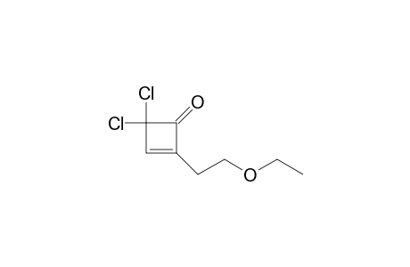 4,4-dichloro-2-(2-ethoxyethyl)cyclobut-2-en-1-one