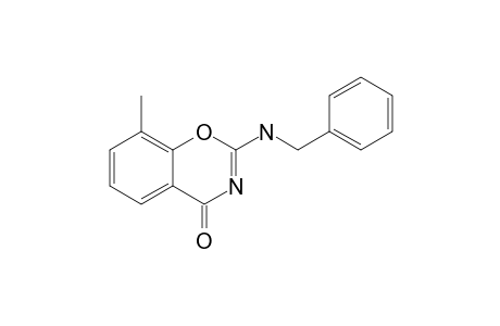 2-(BENZYLAMINO)-8-METHYL-4H-BENZ-[E]-[1,3]-OXAZIN-4-ONE