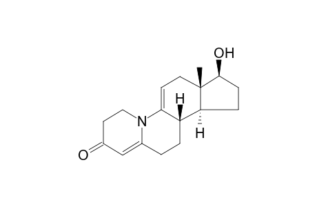 (+)-17.beta.-Hydroxy-10-azaestra-4,9(11)-dien-3-one