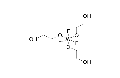 TRANS-TRIS(2-HYDROXYETHOXY)TRIFLUOROTUNGSTENE ANION