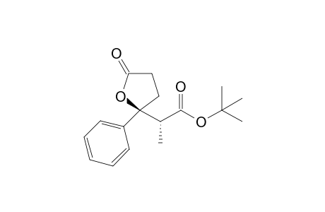 (R*)-tert-Butyl 2-((S*)-5-oxo-2-phenyltetrahydrofuran-2-yl)propanoate