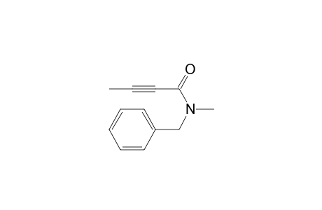 N-methyl-N-(phenylmethyl)-2-butynamide