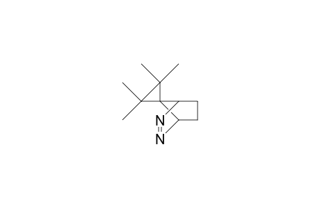 2,3-Diaza-bicyclo(2.2.1)hept-2-ene-7-spiro-tetramethyl-cyclopropane