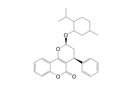 2,3,4,5-TETRAHYDRO-2-[3'-(+/-)-MENTHYLOXY]-4-PHENYLPYRANO-[3,2-C]-BENZOPYRAN-5-ONE;CIS-ISOMER