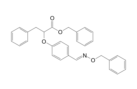 Benzyl 2-[4-(benzyloxyimino-methyl)phenoxy]-3-phenylpropanoate