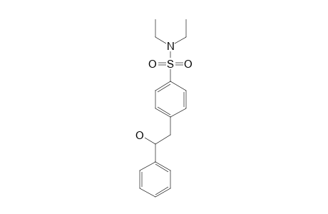 N,N-DIETHYL-4-(2-HYDROXY-2-PHENYLETHYL)-BENZENESULFONAMIDE