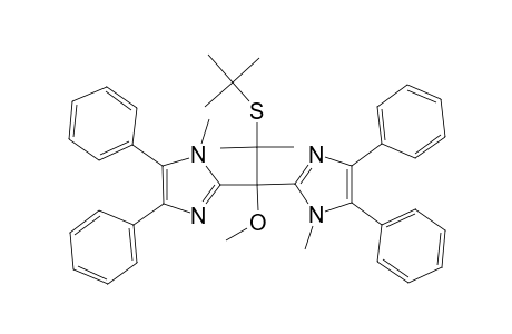 1-METHOXY-2-METHYL-1,1-BIS-(N-METHYL-4,5-DIPHENYL-2-IMIDAZOLYL)-2-TERT.-BUTYLTHIOPROPANOL;BIT(OOH,S-TERT.-BUTYL)