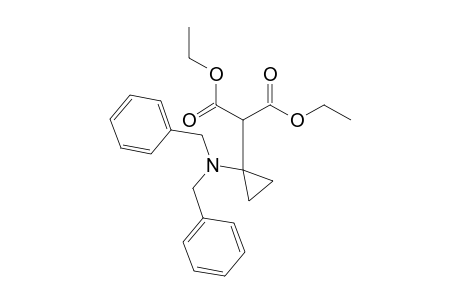2-[1-(dibenzylamino)cyclopropyl]malonic acid diethyl ester
