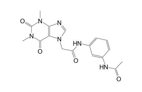 1H-purine-7-acetamide, N-[3-(acetylamino)phenyl]-2,3,6,7-tetrahydro-1,3-dimethyl-2,6-dioxo-