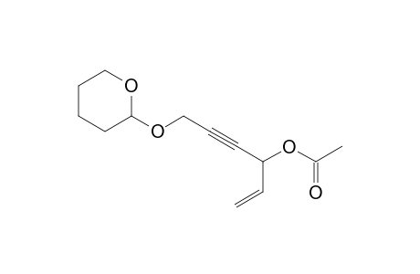 1-Hexen-4-yn-3-ol, 6-[(tetrahydro-2H-pyran-2-yl)oxy]-, acetate