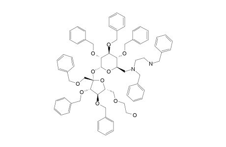 N-(2-BENZYLAMINOETHYL)-N-BENZYL-6-AMINO-6-DEOXY-1',2,3,3',4,4'-HEXA-O-BENZYL-6'-O-(2-HYDROXYETHYL)-SUCROSE