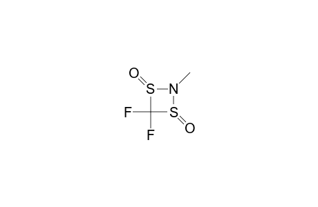 4,4-Difluoro-2-methyl-1,3-dioxo-1.lambda.(4),3.lambda.(4).2-dithiazetidine