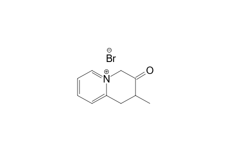 2-METHYL-3-OXO-1,2,3,4-TETRAHYDROQUINOLIZINIUM-BROMIDE