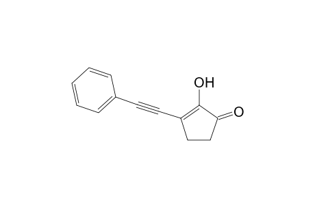 2-Hydroxy-3-phenylethynyl-cyclopent-2-enone