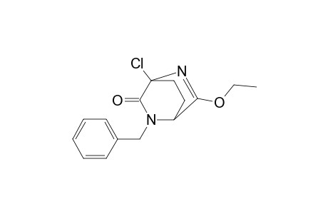 2-Benzyl-4-chloro-6-ethoxy-2,5-diazabicyclo[2.2.2]oct-5-en-3-one