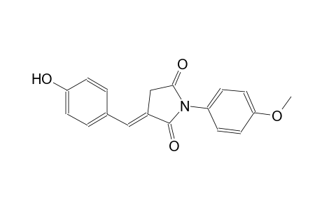 2,5-pyrrolidinedione, 3-[(4-hydroxyphenyl)methylene]-1-(4-methoxyphenyl)-, (3E)-