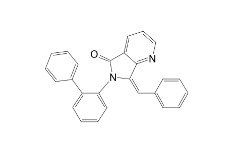 5H-Pyrrolo[3,4-b]pyridin-5-one, 6-[1,1'-biphenyl]-2-yl-6,7-dihydro-7-(phenylmethylene)-