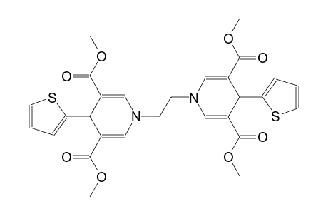 tetramethyl 1,1'-(ethane-1,2-diyl)bis(4-(thiophen-2-yl)-1,4-dihydropyridine-3,5-dicarboxylate)