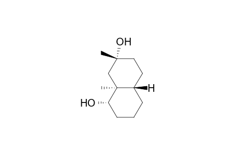 (2.alpha.,4a.beta.,8.alpha.,8a.alpha.)-Decahydro-2,8a-dimethyl-2,8-naphthalendiol