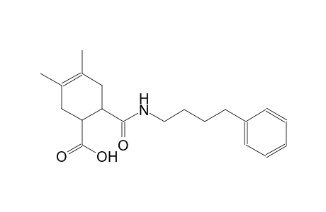 3,4-dimethyl-6-{[(4-phenylbutyl)amino]carbonyl}-3-cyclohexene-1-carboxylic acid