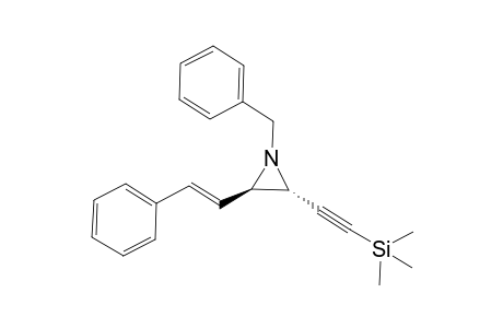 (2R,3R)-N-Benzyl-3-(2'-phenylethenyl)-2-[(trimethylsilyl)ethynyl]-aziridine