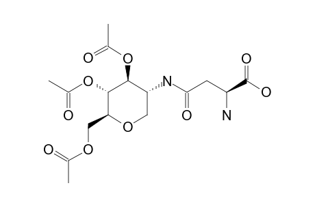 N-[3,4,6-TRI-O-ACETYL-1,5-ANHYDRO-2-DEOXYGLUCITOL-2]-L-ASPARAGINE