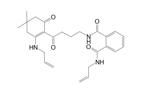 1-N-[4-[4,4-dimethyl-6-oxo-2-(prop-2-enylamino)cyclohexen-1-yl]-4-oxobutyl]-2-N-prop-2-enylbenzene-1,2-dicarboxamide
