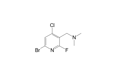 1-(6-bromo-4-chloro-2-fluoropyridin-3-yl)-N,N-dimethylmethanamine