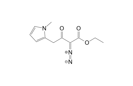 2-Diazo-4-(1-methylpyrrol-2-yl)-3-oxobutyric acid ethyl ester