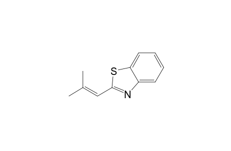 2-(2-Methyl-1-propenyl)-1,3-benzothiazole