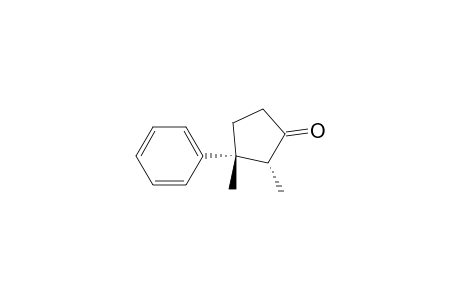Cyclopentanone, 2,3-dimethyl-3-phenyl-, cis-