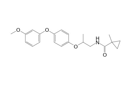 Cyclopropanecarboxamide, N-[2-[4-(3-methoxyphenoxy)phenoxy]propyl]-1-methyl-