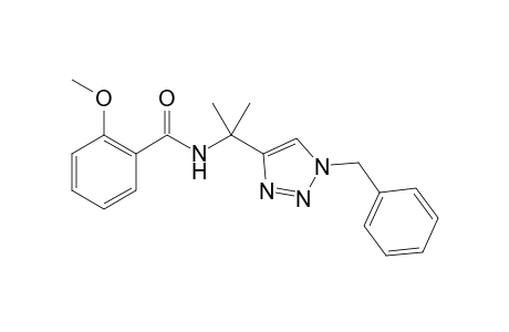 N-(2-(1-Benzyl-1H-1,2,3-triazol-4-yl)propan-2-yl)-2-methoxybenzamide