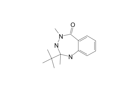 2-METHYL-2-TERT.-BUTYL-4-N-METHYL-1,2,3,4-TETRAHYDRO-5H-1,3,4-BENZOTRIAZEPIN-5-ONE;RING-FORM