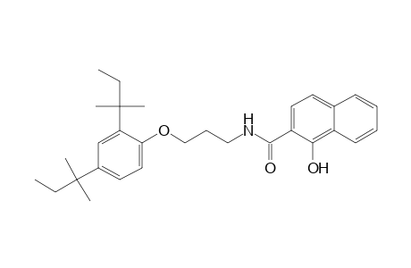 2-Naphthalenecarboxamide, N-[3-[2,4-bis(1,1-dimethylpropyl)phenoxy]propyl]-1-hydroxy-