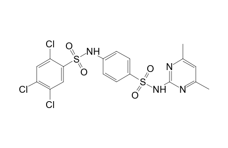 N'-(4,6-dimethyl-2-pyrimidinyl)-2,4,5-trichloro-N,4-bi[benzenesulfonamide]