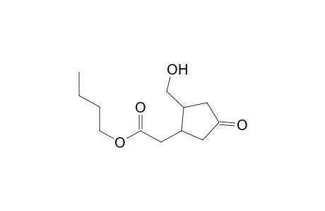 Butyl 2-(hydroxymethyl)-4-oxocyclopentaneacetate