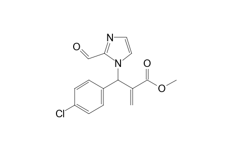 2-[(4-chlorophenyl)-(2-formyl-1-imidazolyl)methyl]-2-propenoic acid methyl ester