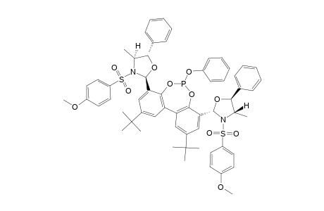 #9E;2,10-DI-TERT.-BUTYL-4,8-BIS-[(2S,4S,5S)-4-METHYL-3-(4-METHOXYBENZENESULFONYL)-5-PHENYL-1,3-OXAZOLIDINYL]-2-PHENOXY-DIBENZO-[D,F]-[1,3,2]-DIOXAPHOSPHEPINE