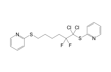 1,1-Dichloro-2,2-difluoro-1,6-bis(2-pyridylthio)hexane