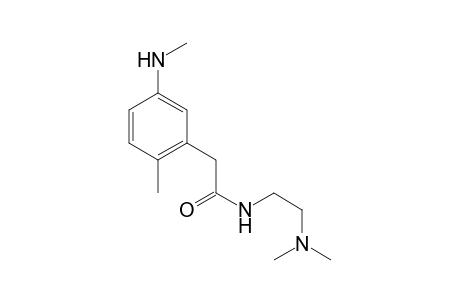 N-[2-(dimethylamino)ethyl]-2-[2-methyl-5-(methylamino)phenyl]acetamide