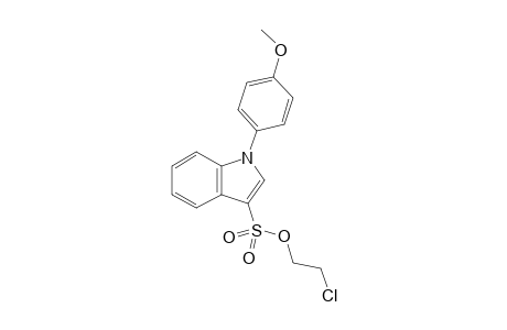 2-Chloroethyl 1-(4-methoxyphenyl)-1H-indole-3-sulfonate