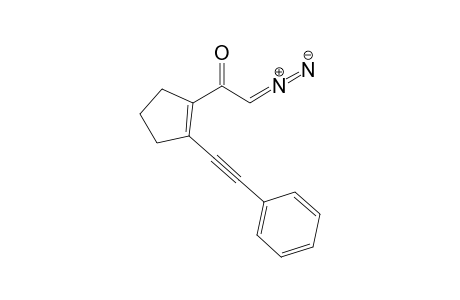 2-(2-Diazo-1-oxoethyl)-1-(2-phenylethynyl)cyclopentene