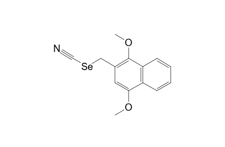 (1,4-DIMETHOXY-NAPHTHALEN-2-YL)-METHYL-SELENOCYANATE