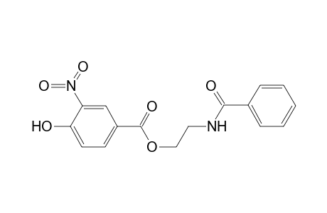 2-(Benzoylamino)ethyl 4-hydroxy-3-nitrobenzoate